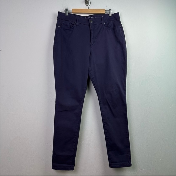 GLORIA Vanderbilt All Around Slimming Effect Curvy Jeans Purple Size 14 - Picture 6 of 7